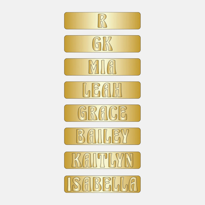 14K Gold Cigar Band Custom Ring - Gold/Pavé