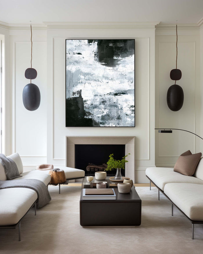 Large Modern Abstract Painting Office Wall Art Original Abstract Textured Art