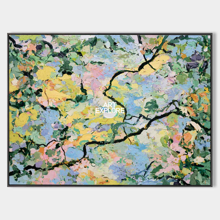 Colorful Abstract Wall Art For Modern Living Room And Dining
