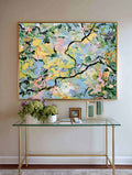 Colorful Abstract Wall Art For Modern Living Room And Dining