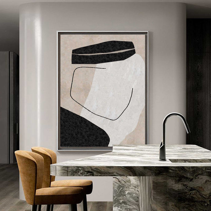 Abstract Geometric Minimalist Painting Modern Paintings For Living Room