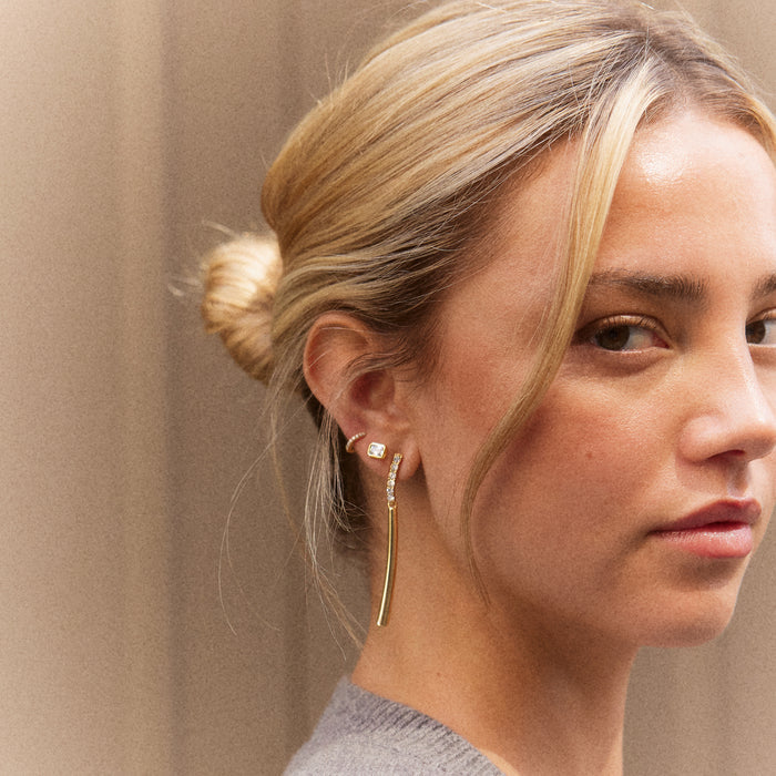 Angelina Gold Drop Earrings