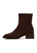 A stylish pair of men's brown leather ankle boots by Aquila boots.
