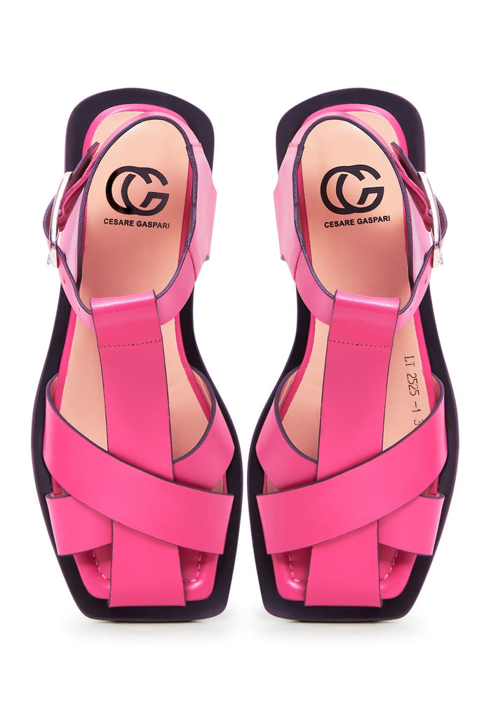 Ankle cuff Flat Sole Sandals - Cesare Gaspari