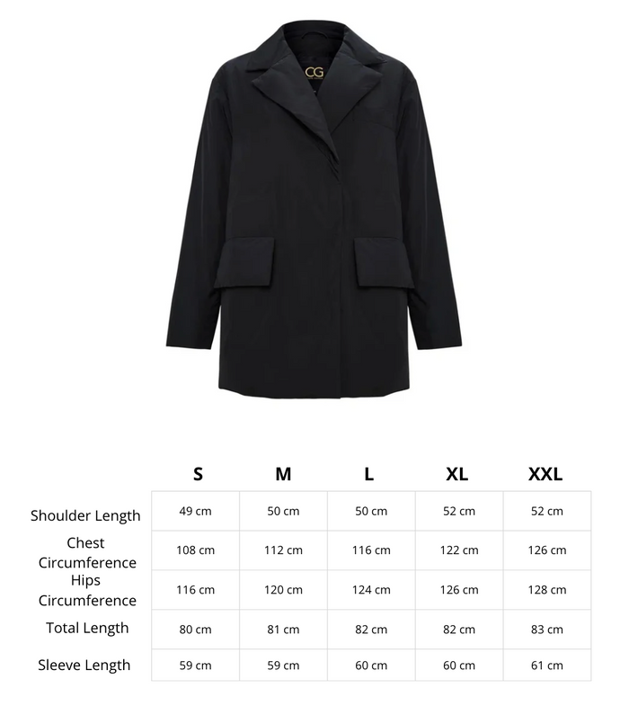 Belted Quilted Blazer - Black