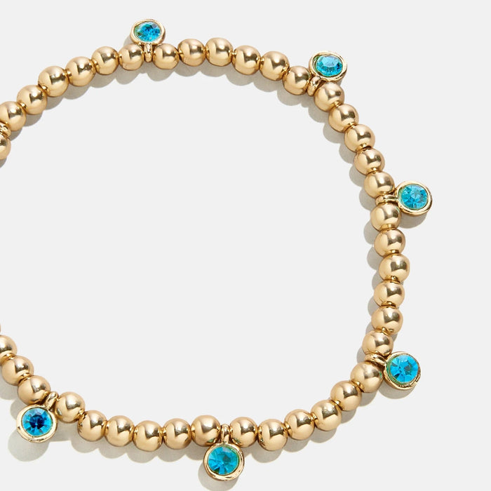 Birthstone Pisa Bracelet - Aquamarine