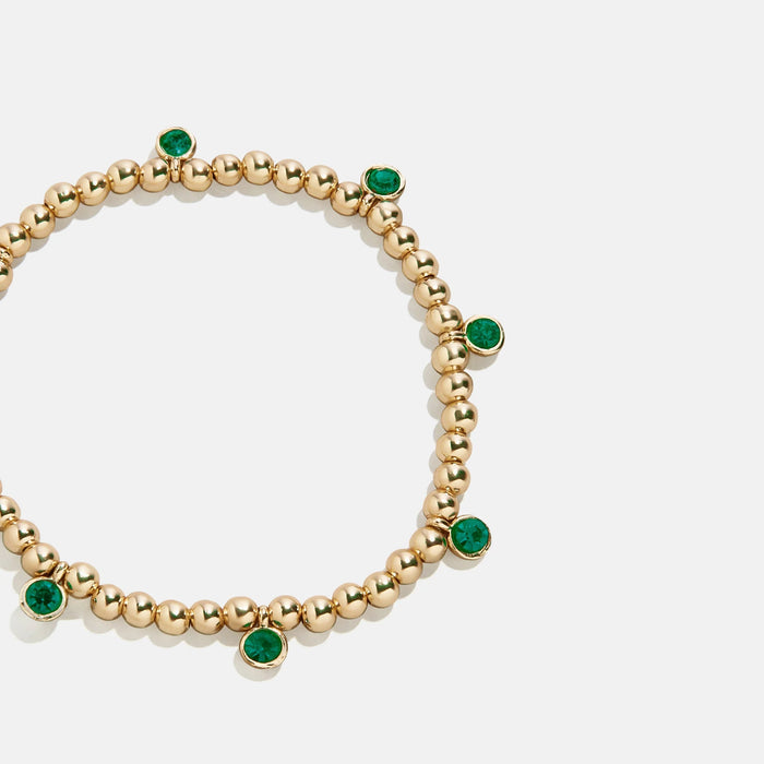 Birthstone Pisa Bracelet - Emerald