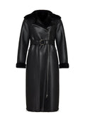 A trendy black shearling coat, a versatile faux shearling jacket, a chic reversible long coat - essential women's winter outerwear for the season.