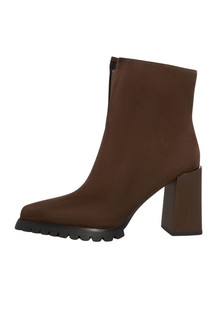 Block Heel Boots Helen - Brown