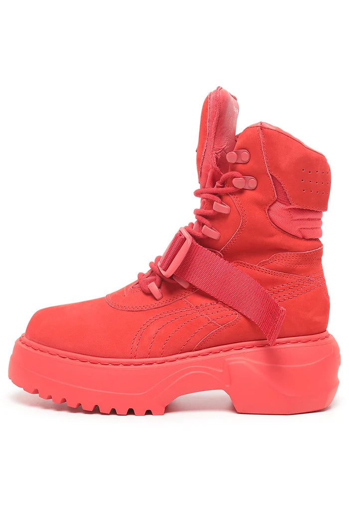 Bold Sneakers - Trendy Red