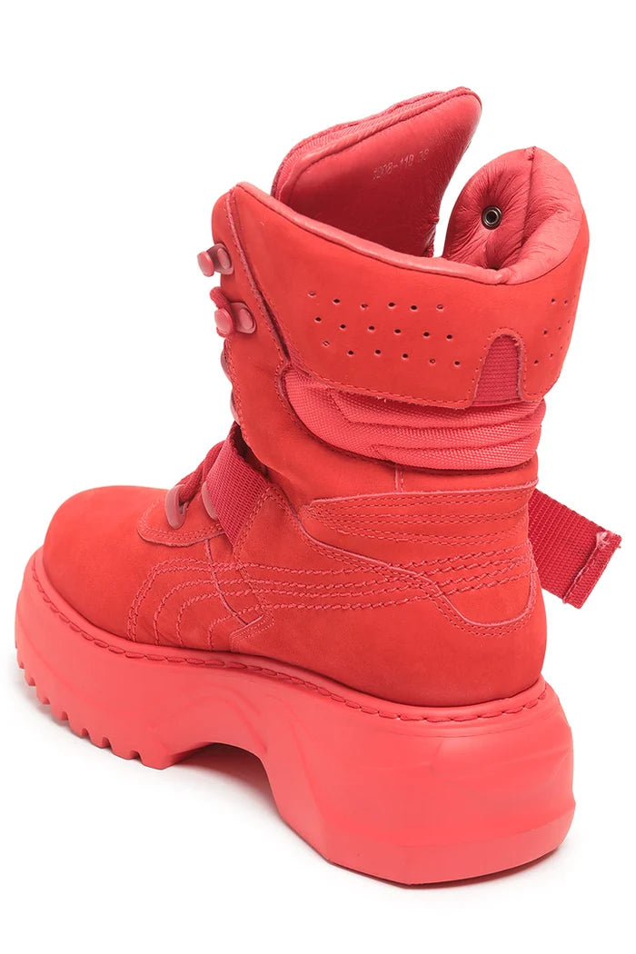 Bold Sneakers - Trendy Red