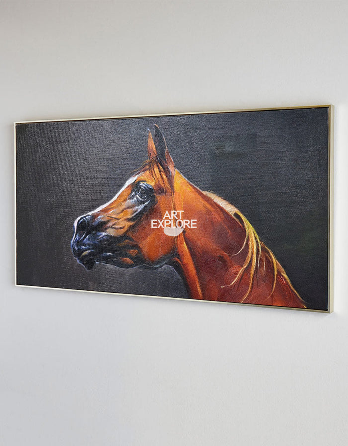 Original Horse Paintings Oversized Horse Wall Art Large Horse Artwork