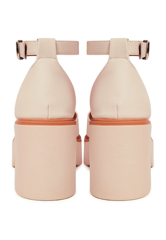 Casual Leather High Heeled Sandals - Cesare Gaspari - Sandals
