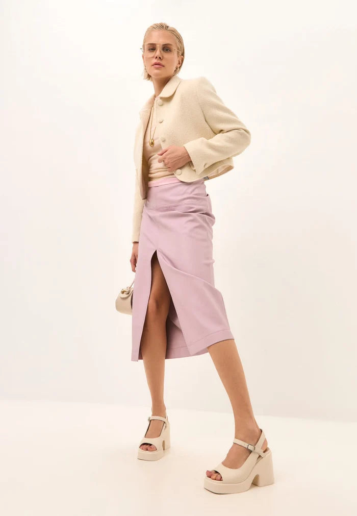 A stylish pair of chunky white platform sandals with a bold chunky heel for women's fashion.