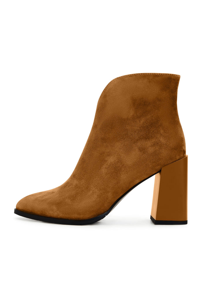 Classic Leather Block Heel Ankle Boots Ankle Boots Cesare Gaspari