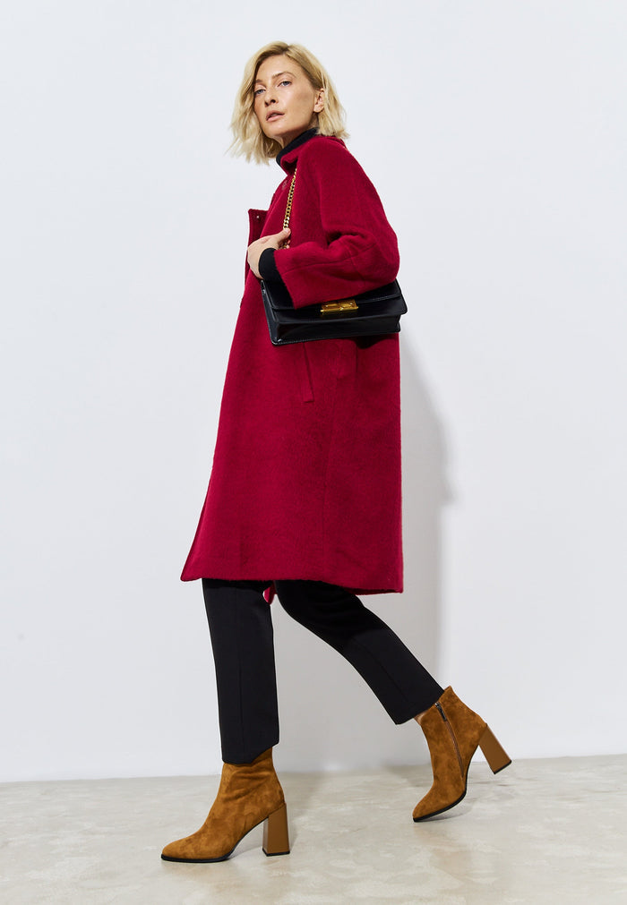 Classic Leather Block Heel Ankle Boots - Cesare Gaspari