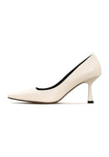 Classic Leather Pumps - White