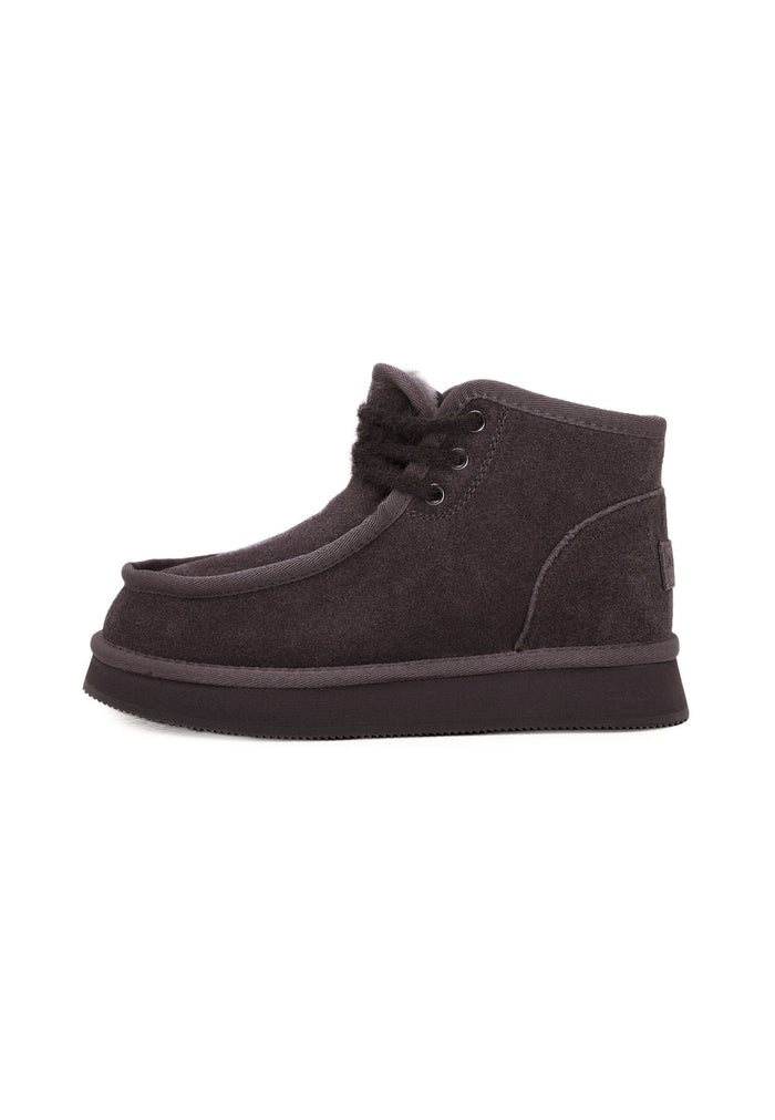 Cozy Trek Ankle Boots - Mocha