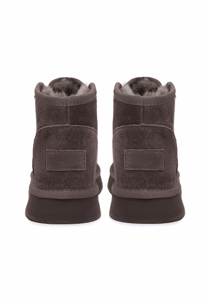 Cozy Trek Ankle Boots - Mocha