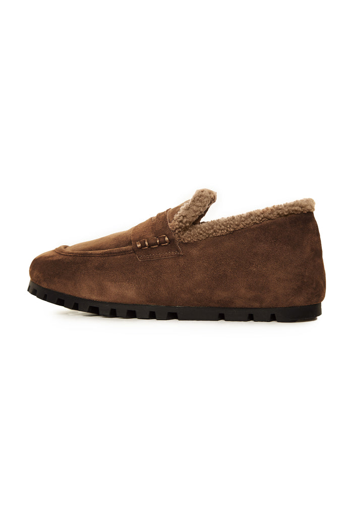 Cozy Trek Winter Loafers – Mocha