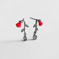 Dead Romantic Rose Earrings