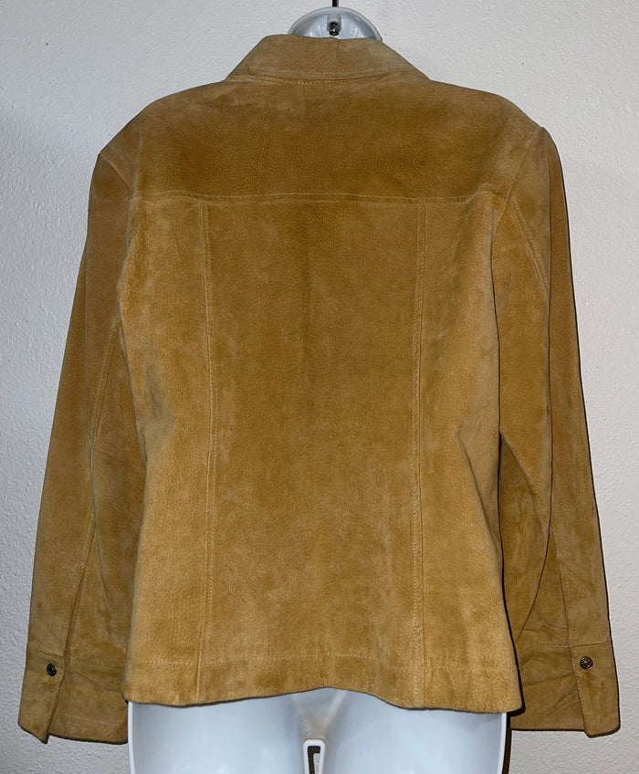 DRESSBARN Jacket Leather Size L