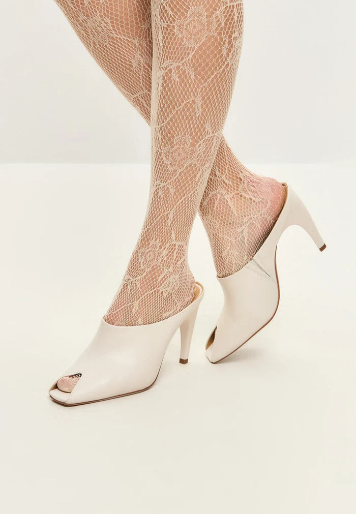 Elysian Peep-Toe Mules