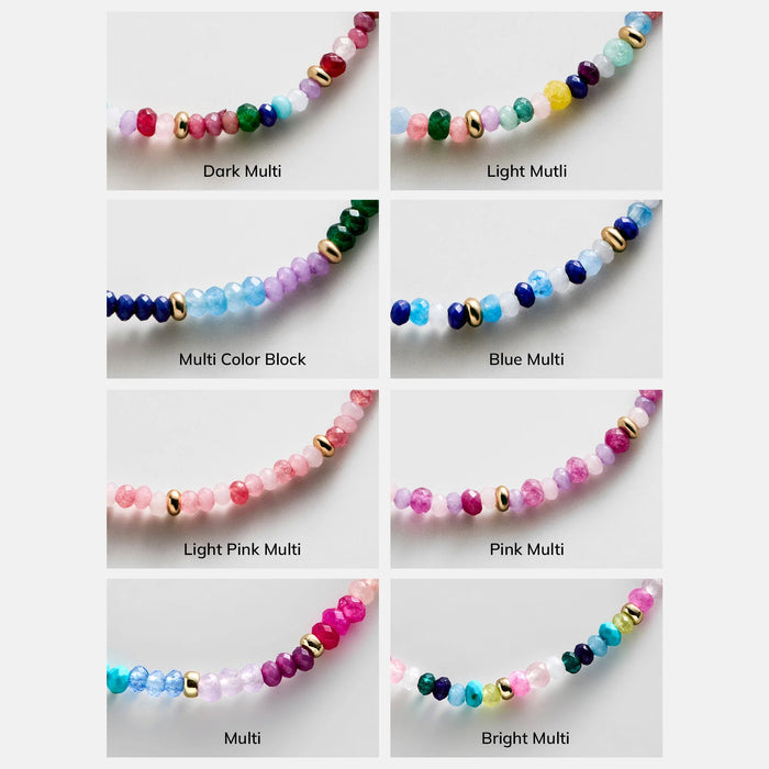 Emily Semi-Precious Bracelet - Light Multi