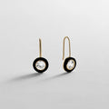 Fallon 14K Gold Semi-Precious Earrings - Onyx