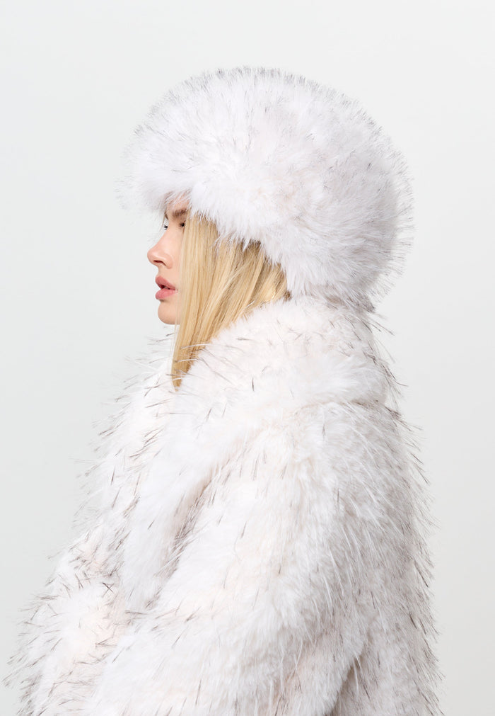 Faux Fur Winter Hat – White
