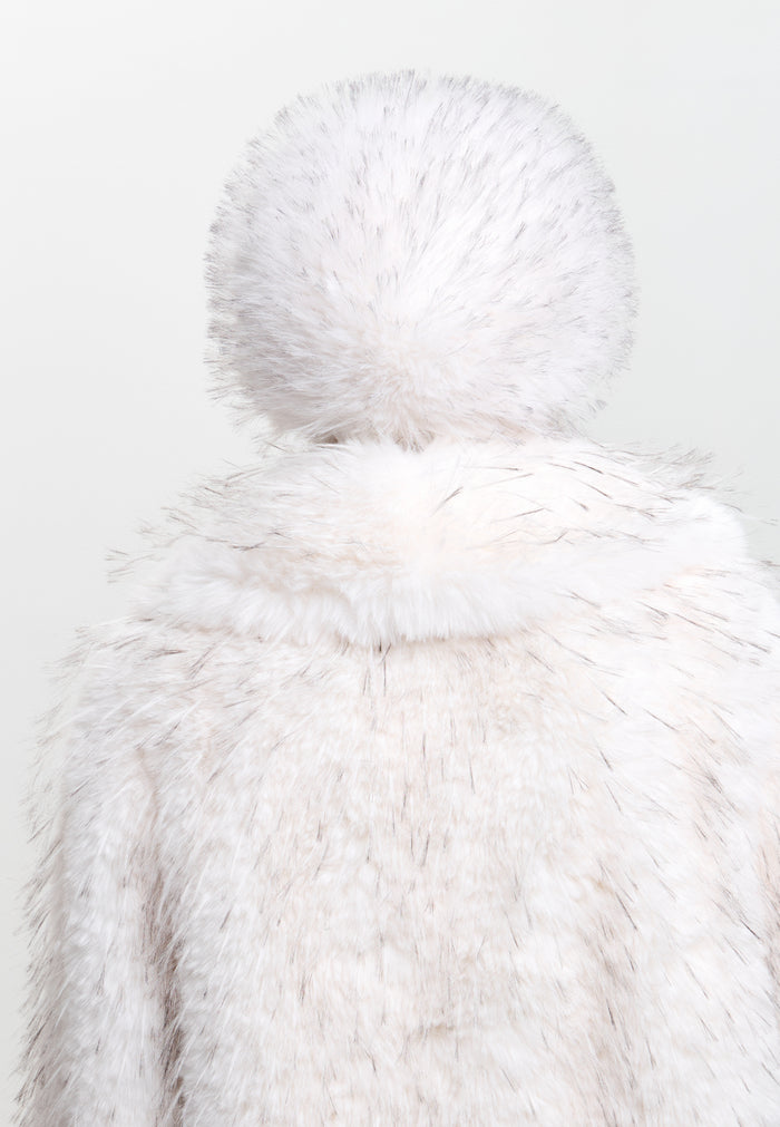 Faux Fur Winter Hat – White