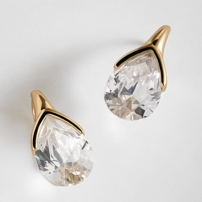 Fernanda Crystal Drop Earrings - Small