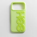 Fine Line Custom iPhone Case - Chartreuse/Chartreuse