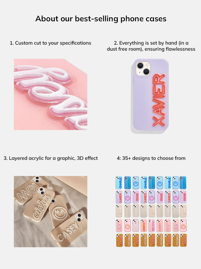 Fine Line Custom iPhone Case - Maroon/Turquoise