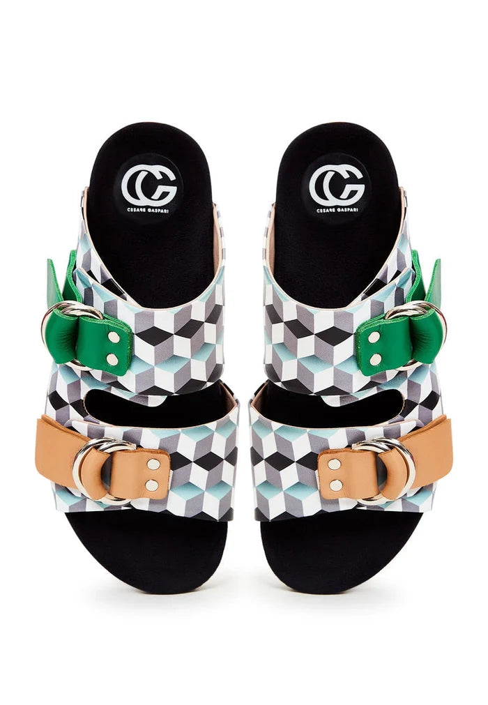 Flat Sole Mules Meredith - Green