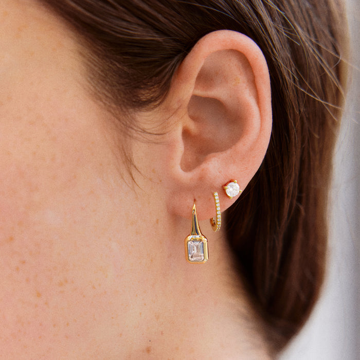 Frances Crystal Drop Earrings