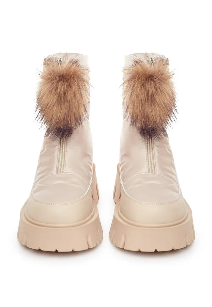 Fur Accent Winter Boots