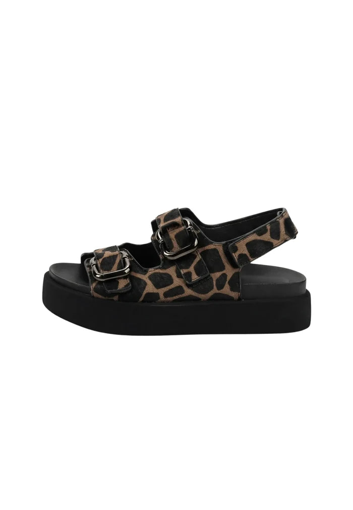 Giraffe Buckle Platform Sandals