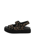 Giraffe Buckle Platform Sandals