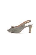 Glamour Bloom Sandals - Silver