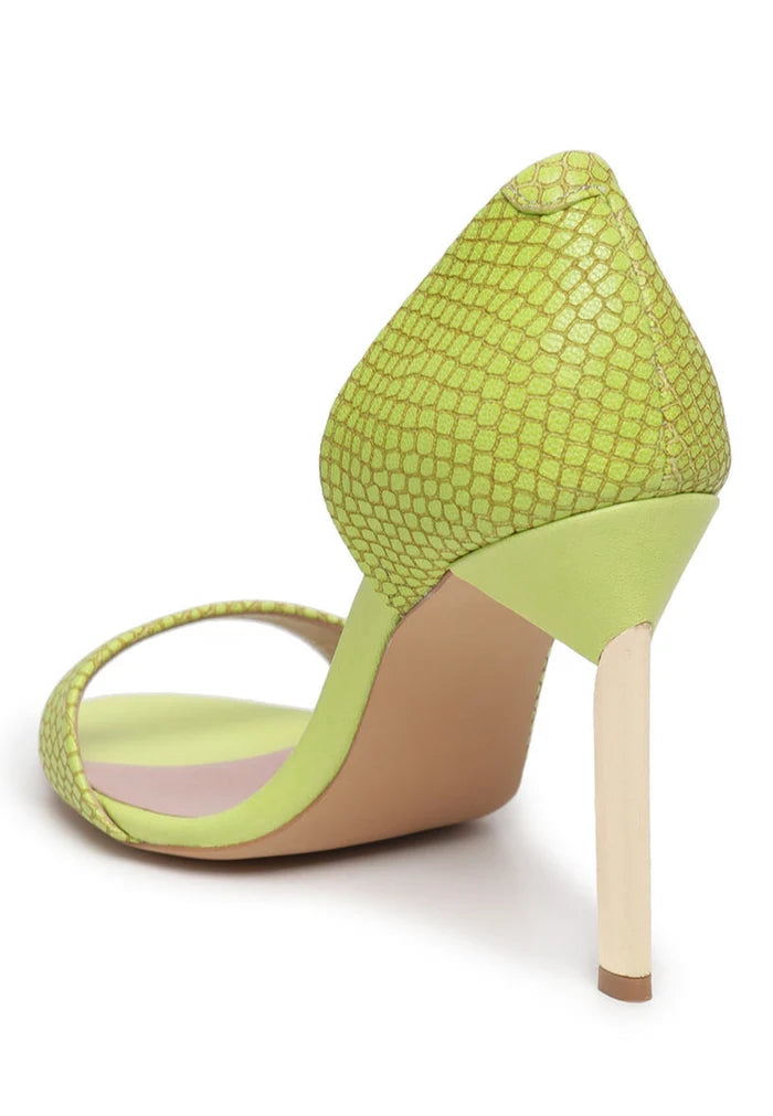 Glamour Heel Stilettos - Neon Green