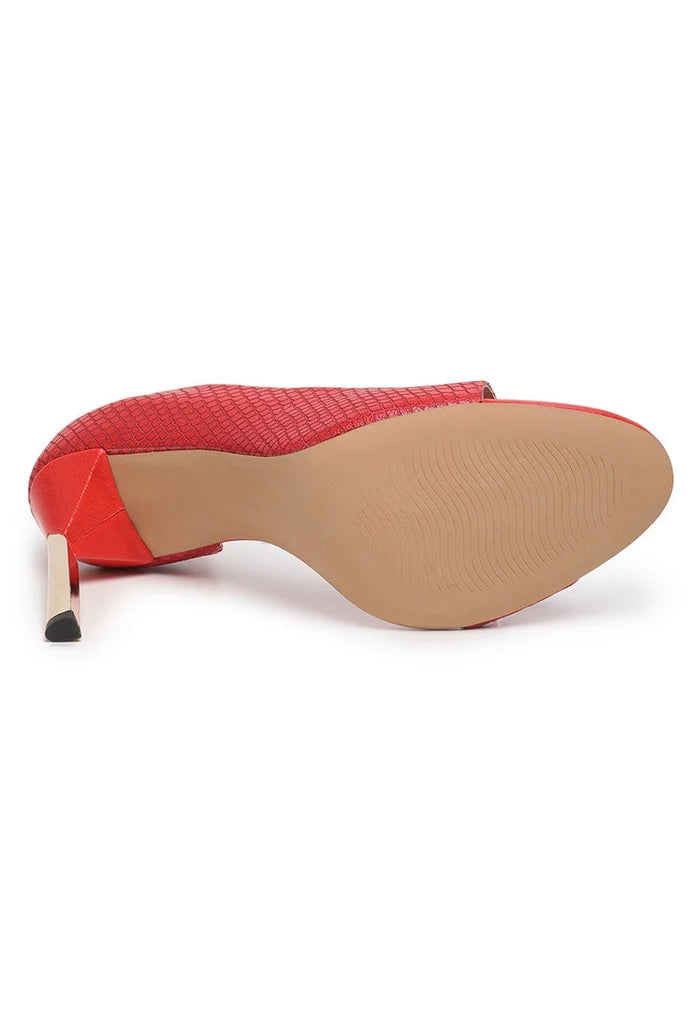 Glamour Heel Stilettos - Red