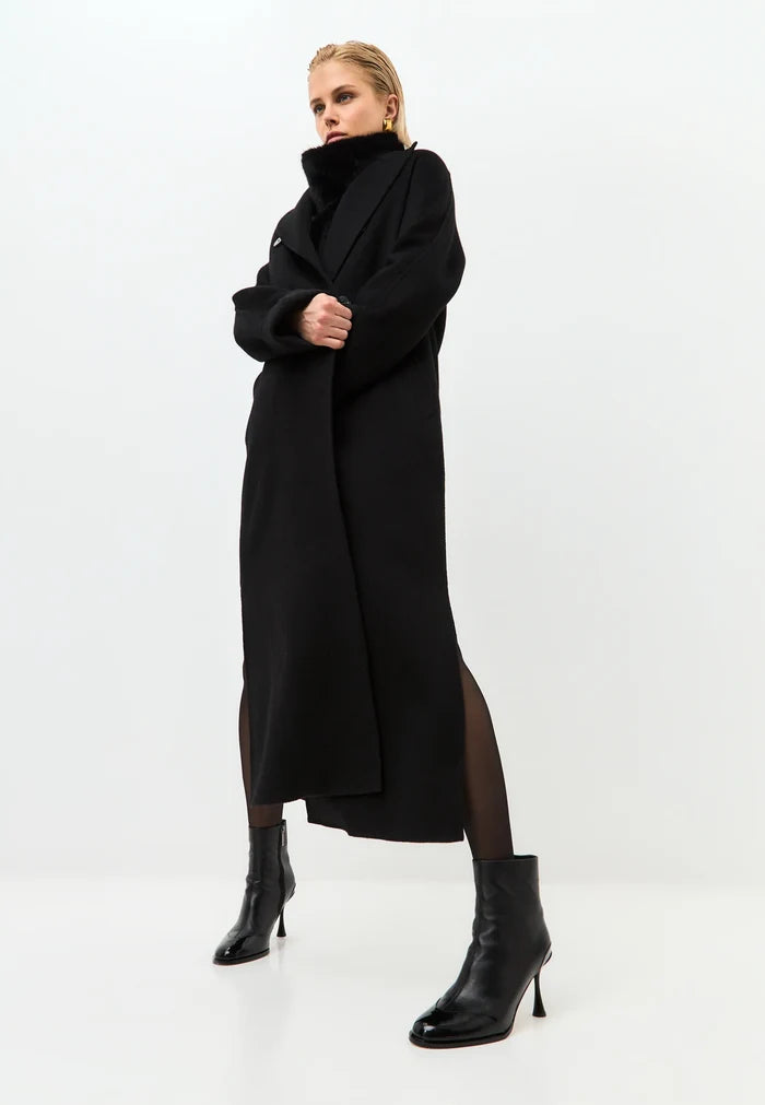 Gloss Cap Toe Stiletto Ankle Boots