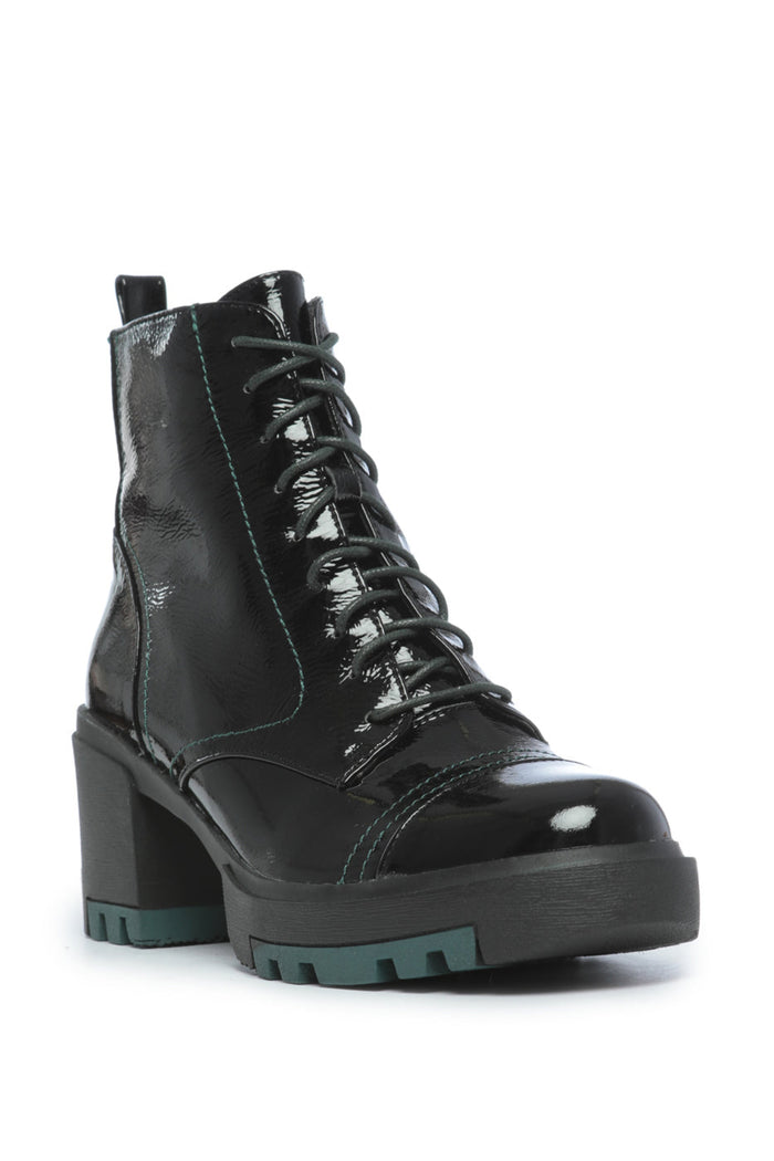 Gloss Combat Lace-Ups