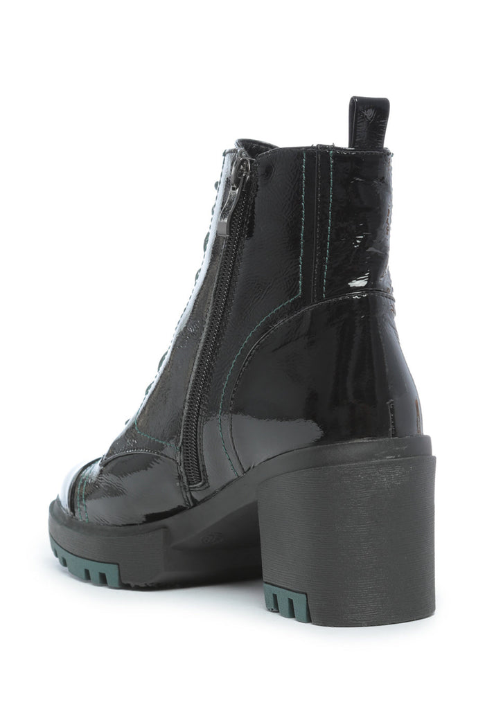 Gloss Combat Lace-Ups