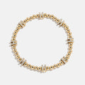 Gold/Pavé Repeating Initial Pisa Bracelet - H