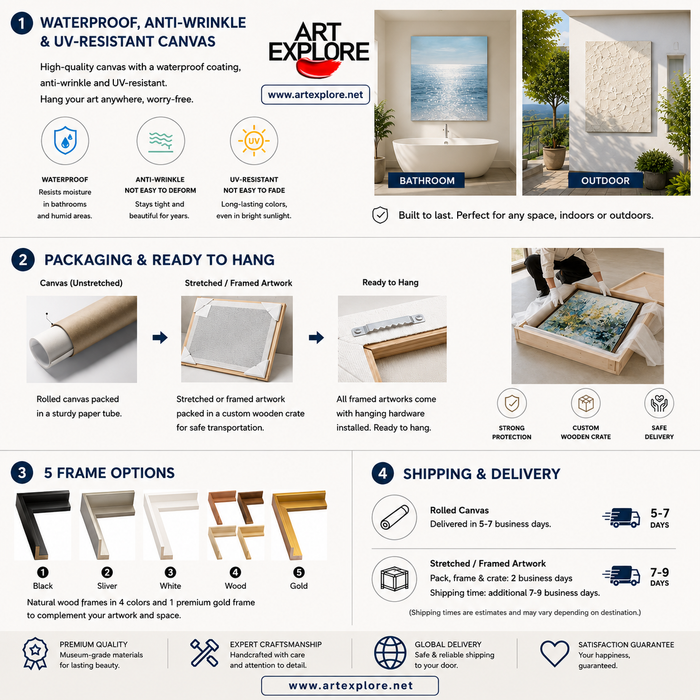 Green Abstract Wall Art #ABAV822