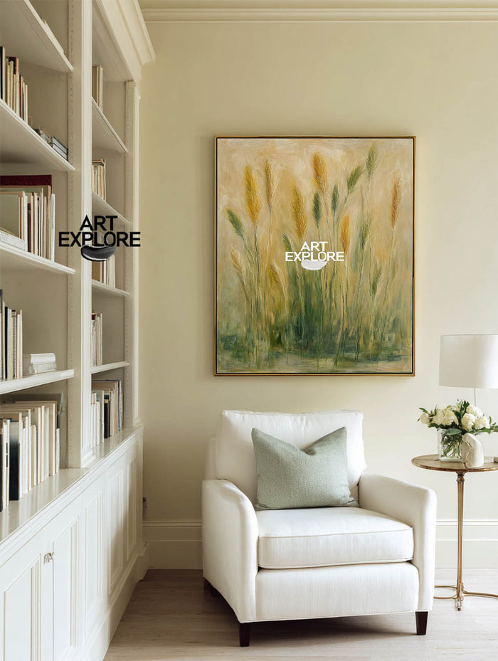 Modern Handmade Landscape Painting for Hotel Lobby Walls | ArtExplore