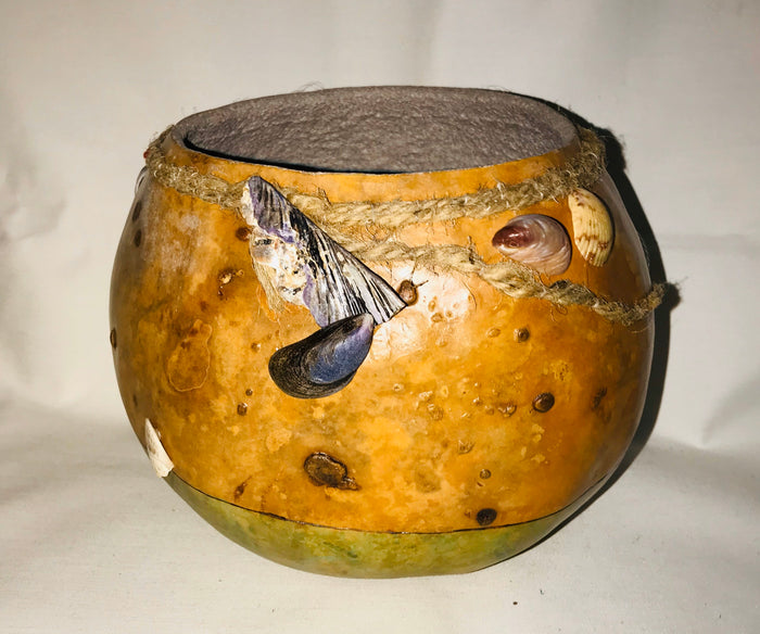 Handcrafted Half Jicara Morro Bowl Rustic Decor Shabby Chic