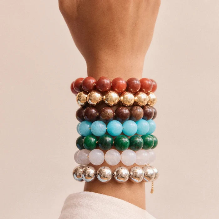 Jane Beaded Bracelet - Ivory Bead